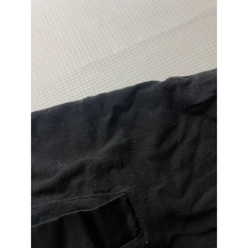 Aerie Babydoll Chemise Dress Size Large Black Satin Trim Bow Pockets - Picture 5 of 9